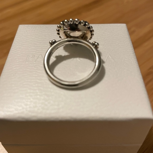 Pandora Midnight Star Blue Crystal Ring, size 4.5 (48) - Picture 4 of 6
